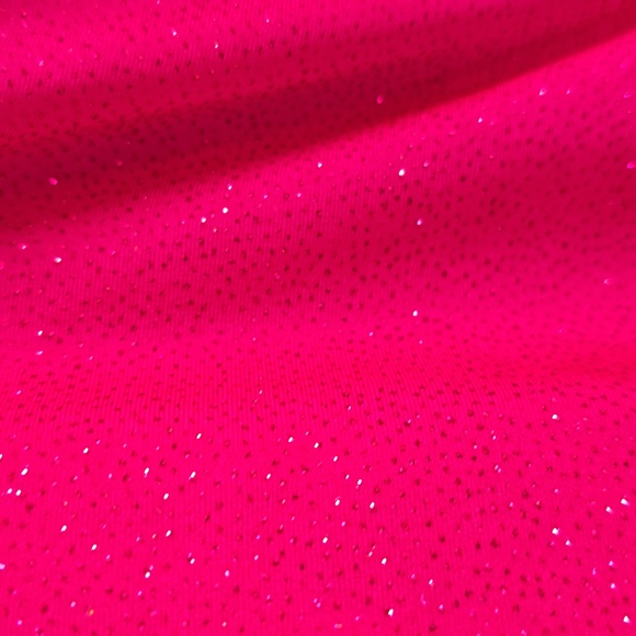 Stretch Sparkle Fuchsia Prom Dress - Picture 7 of 7